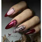 Advent  12 - gél lakk 8 ml - Vöröses bordó -