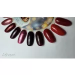 Advent  12 - gél lakk 8 ml - Vöröses bordó -