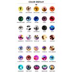 1680 darabos kristály strassz készlet  6 féle méretben P04 -Crystal AB