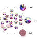 1680 darabos kristály strassz készlet  6 féle méretben P26 - Sapphire