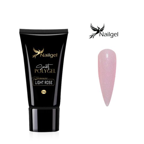 Smart polygel Shimmer Light Rose - 30 ml