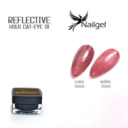 Reflectív Hologram Cat-Eye 01 gél lakk 5 ml