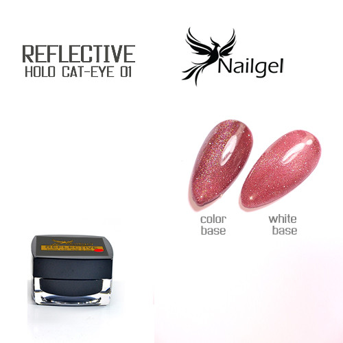 Reflectív Hologram Cat-Eye 01 gél lakk 5 ml