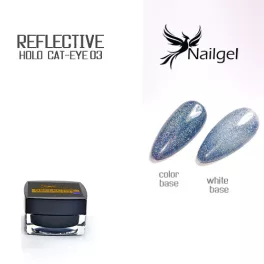 Reflectív Hologram Cat-Eye 03 gél lakk 5 ml