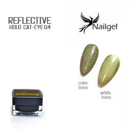 Reflectív Hologram Cat-Eye 04 gél lakk 5 ml