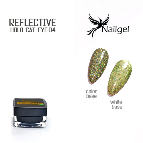 Reflectív Hologram Cat-Eye 04 gél lakk 5 ml