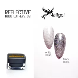 Reflectív Hologram Cat-Eye 06 gél lakk 5 ml