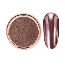 Sötét rosegold krómpor - ROSEGOLD CHROME - 08 -