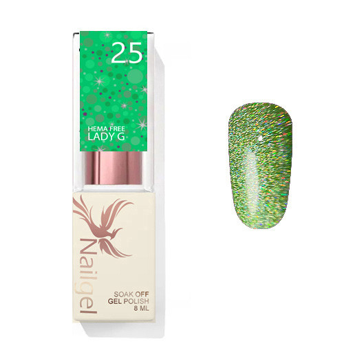 Lady G 025 gél lakk 8 Ml