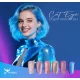 Cat eye liquid builder 6 darabos kollekció pumpás tégelyben, ajándék margarétával  