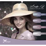 Lady G - March collection - 4-db-os gél lakk készlet ajándék margarétával