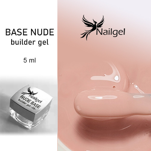 Építő zselé / builder gel base nude 40g