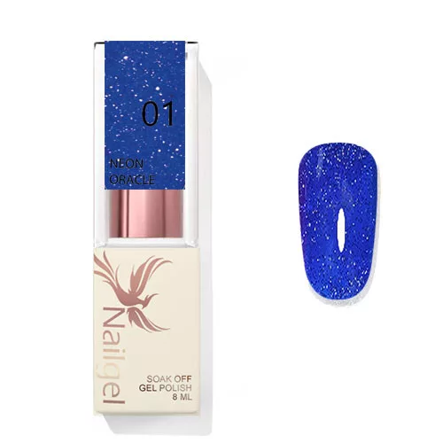 Neon Oracle reflektív 01 gél lakk 8 Ml - LIMITÁLT -