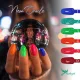Neon Oracle reflektív  gél lakk kollekció 6db géllakkal és ajándék margarétával   - LIMITÁLT -