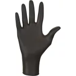 Nitrylex black (S) nitril púdermentes fekete vizsgálókesztyű S