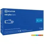 NITRYLEX BASIC (S) A100 BLUE - nitril púdermentes kék vizsgálókesztyű S