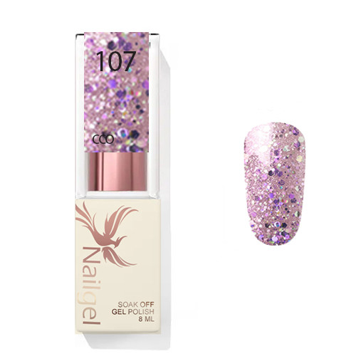 Rózsaszín 107 CCO Géllakk 8ml