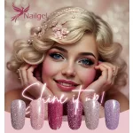 Shine It Up! gél lakk kollekció 6 db géllakkal és ajándék margarétával