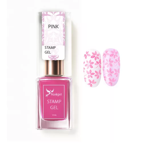 Nyomdalakk - Stamp gel – PINK 10 ml