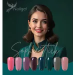 Sophie'stick gél lakk kollekció 8 db géllakkal és ajándék margarétával