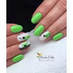 Polka Top Coat - Black&White dots - Fényzselé  8ml