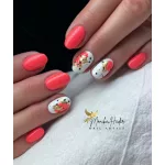 Polka Top Coat - Black&White dots - Fényzselé  8ml