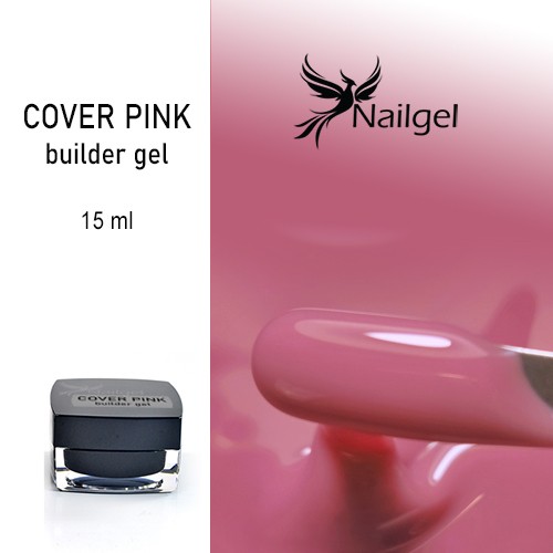 COVER PINK építőzselé  15 ml