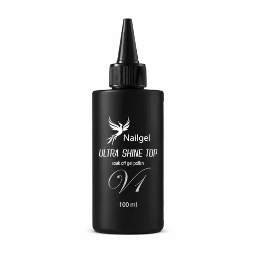 Fényzselé Ultra Shine Top coat - V1 100ml utántöltő