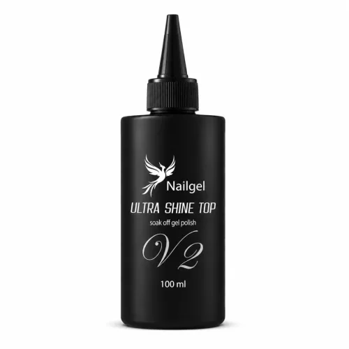 Fényzselé Ultra Shine Top coat - V2 100ml utántöltő