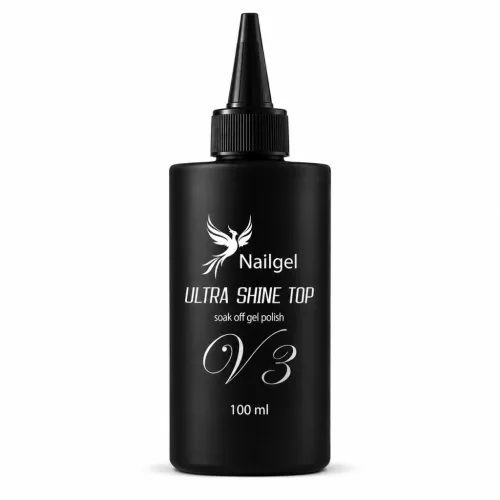 Fényzselé Ultra Shine Top coat - V3 100ml utántöltő