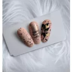 Polka  Velvet Top Coat - Black Flakes - Fényzselé  8ml