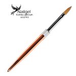 Természetes szőrű, porcelán ecset -6-os,  Kolinsky